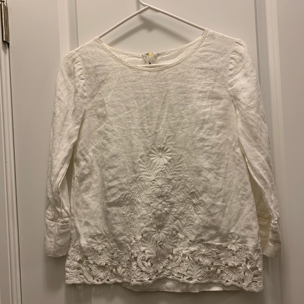 (5 for $20) Jcrew Linen Blouse size 0